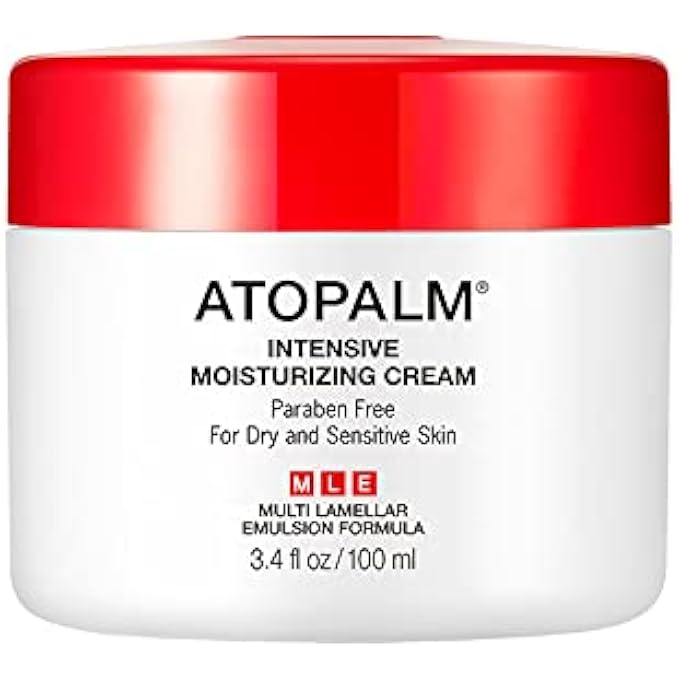 Atopalm كريم مرطب مكثف للبشرة الجافة والحساسة، مرطب للوجه، يعيد ترطيب البشرة، خالي من البارابين، ك-جمال، كريم سيراميد لحاجز البشرة، 3.4 أونصة سائلة، 100 مل (3.4 أونصة سائلة) - Image 1